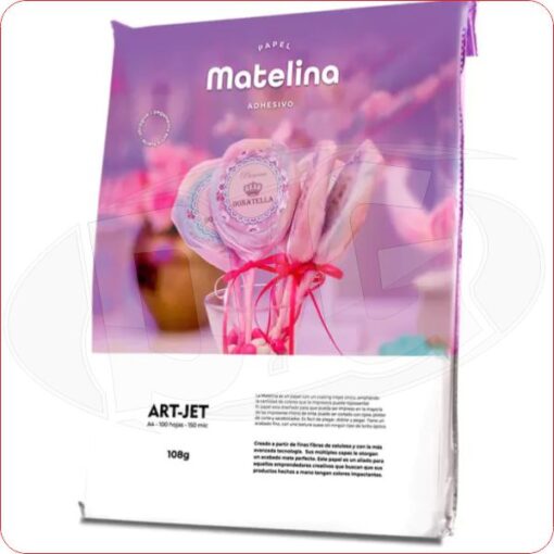 Papel Matelina Adhesivo 108g