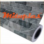 Vinilo autoadhesivo Simil Ladrillo Piedra gris