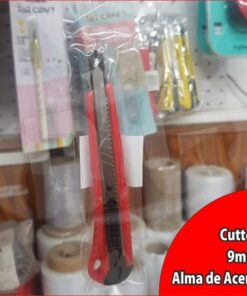 Cutter/CORTANTE 9 mm c/guia de acero