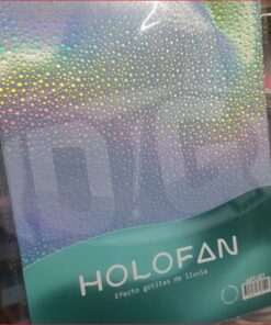 Papel Holografico Holofan Gotitas de Lluvia