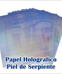 Papel Holografico Autoadhesivo Fantasía Piel Serpiente x hoja