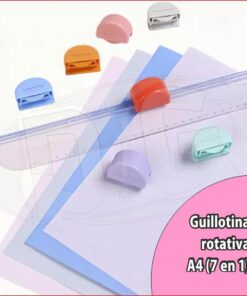 GUILLOTINA ROTATIVA A4 PLASTICA (MULTIPLE 7 EN 1)
