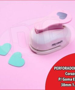 PERFORADORA ARTISTICA P/GOMA EVA 38mm 1.5¨CORAZON
