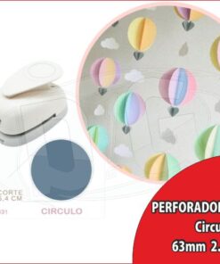 PERFORADORA ARTISTICA 63mm 2.5" CIRCULO