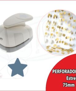 PERFORADORA ARTISTICA 75mm 3" ESTRELLA