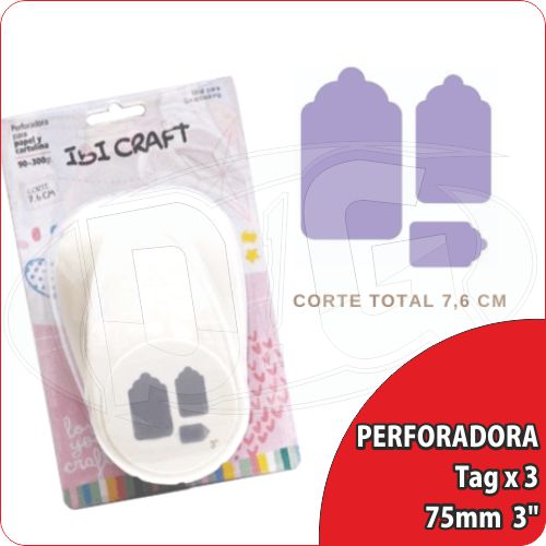 PERFORADORA ARTISTICA 75mm 3" TAG X 3