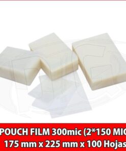 POUCH FILM  150 mic. 175 mm x 225 mm x 100 Hojas