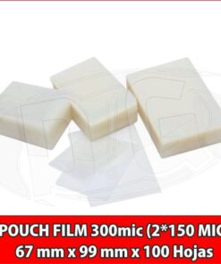 POUCH FILM  150 mic. 67 mm x 99 mm x 100 Hojas
