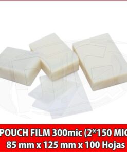 POUCH FILM  150 mic. 85 mm x 125 mm x 100 Hojas