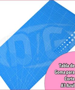 Base de Goma Para Corte A3 45x30mm Color Azul