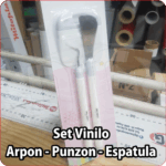 Set de Herramientas para Vinilo x3 punzon espatula arpon