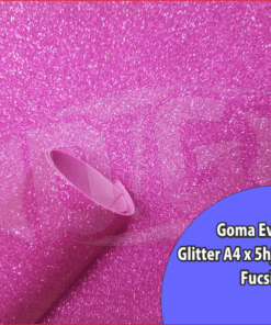 EVA GLITTER A4 1.7mm.x 5hjs FUCSIA