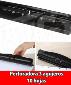 PERFORADORA TRES PERFORACIONES 10 hojas