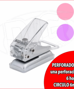PERFORADORA UNA PERFORACION 6 hojas KW TRIO  6mm