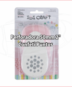 PERFORADORA ARTISTICA 50mm 2" CONFETI PUNTOS