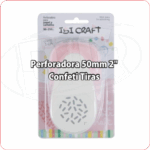 PERFORADORA ARTISTICA 50mm 2" CONFETI TIRAS