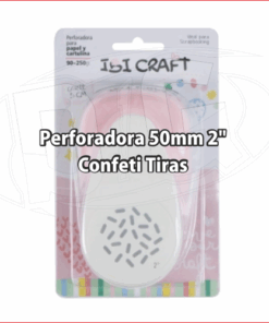 PERFORADORA ARTISTICA 50mm 2" CONFETI TIRAS