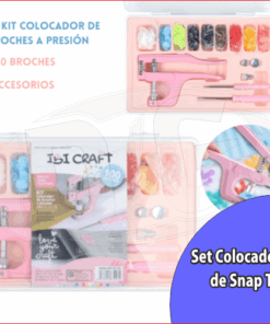 SET COLOCADOR DE SNAP T5 (100 PCS + PINZA)