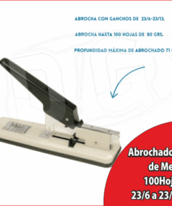 ABROCHADORA DE MESA 100 hojas 23/6 a 23/13