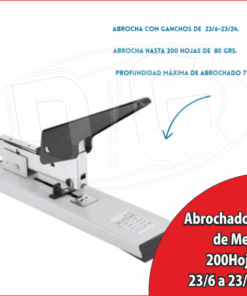 Abrochadora de Mesa 200Hojas 23/6 a 23/24