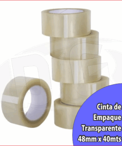 CINTA DE EMPAQUE TRANSPARENTE. 48mm x 40mts.