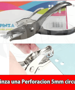 PERFORADORA PINZA UNA PERFORACION 5mm