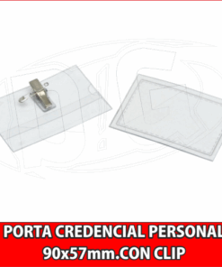 PORTA CREDENCIAL PERSONAL 90x57mm.C/CLIP