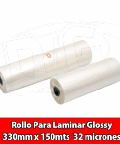 ROLLO PARA LAMINAR PET 32 mic. 330 mm x 150 MT Brillo