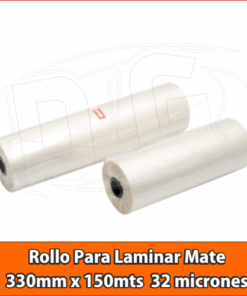 ROLLO PARA LAMINAR PET 32 mic. 330 mm x 150 MT Mate