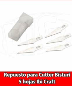 Repuesto Cuchillas Bisturi Tubo x 5 hojas