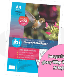 180gr A4x20h - Papel Fotografico