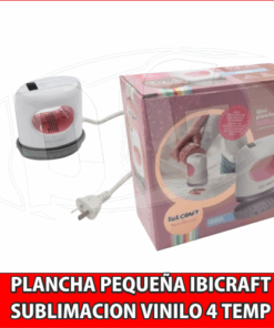 Plancha Mini ibicraft sublimacion/vinilo 4 Temp