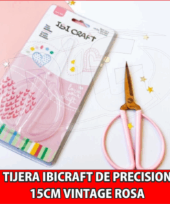 TIJERA IBICRAFT de Precision - 15 cm Vintage ROSA