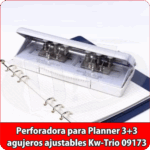 Perforadora para Planner 3+3 agujeros ajustables Kw-Trio 09173