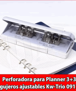 Perforadora para Planner 3+3 agujeros ajustables Kw-Trio 09173