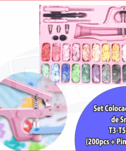 Set Colocador de Snap T3-T5-T8 (200pcs + Pinza)