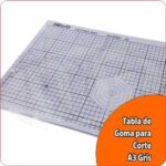 BASE DE GOMA PARA CORTE 45x30cm A3 GRIS