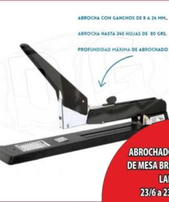 ABROCHADORA DE MESA BRAZO LARGO 240hjs. 23/6 23/24