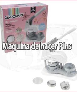 Fabricadora de Pins Con Adaptador de 58mm + 10 Sets de pins