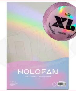 art - A4x20h Papel Holofan Efecto burbuja transparente