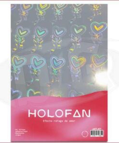 art - A4x20h Papel Holofan Efecto rafaga de amor