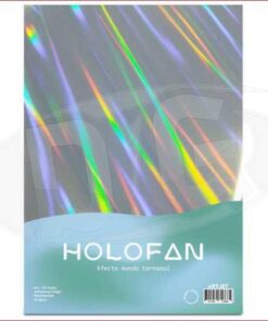 art - A4x20h Papel Holofan Efecto Mundo Tornasol