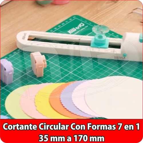 Cortante Compas Circular con Formas (7 EN 1)